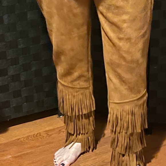 COPY - Fringy Suede Pants - Picture 2 of 14